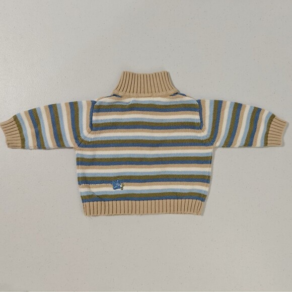 Vintage Gymboree Airplane Cardigan Overalls Set 3 - 6 M Baby Boys Flyer Aviator - Picture 11 of 16